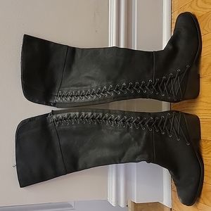 Black Leather Boots